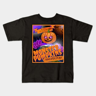 B-Movie Poster - Pumpkin Halloween Kids T-Shirt
